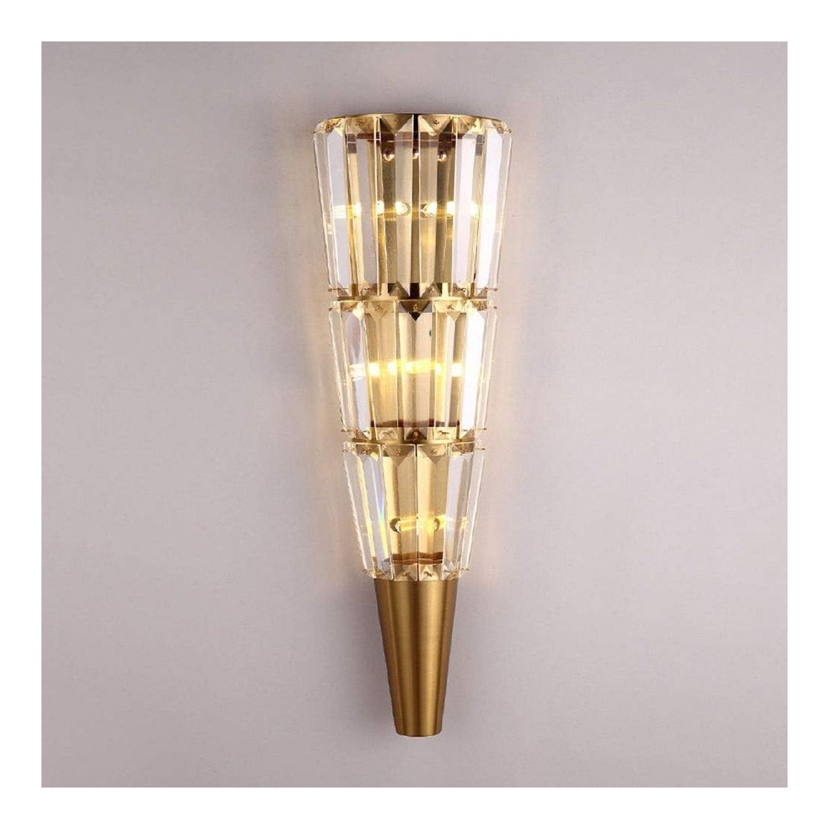 Applique da parete 16 cm dimmerabile oro