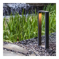 Illuminazione per esterni in alluminio LED integrato nero