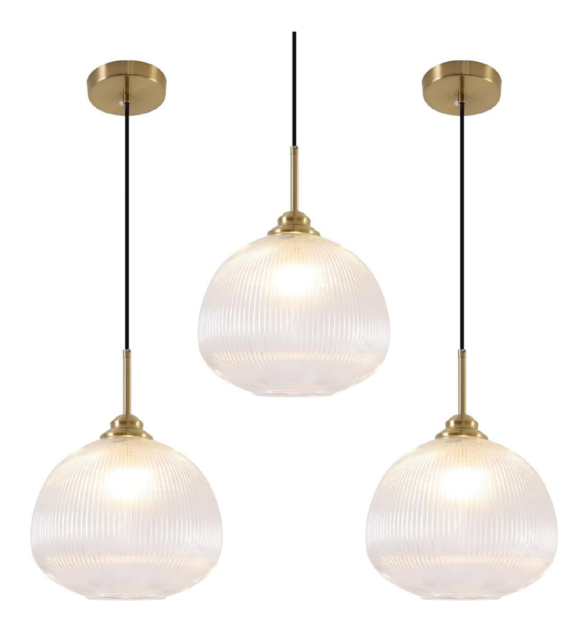 Lampadario a soffitto dimmerabile regolabile ottone