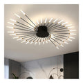 Linea minimalista plafoniera da soffitto LED integrato nero