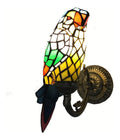 Applique da parete con diffusore in vetro struttura in metallo verde