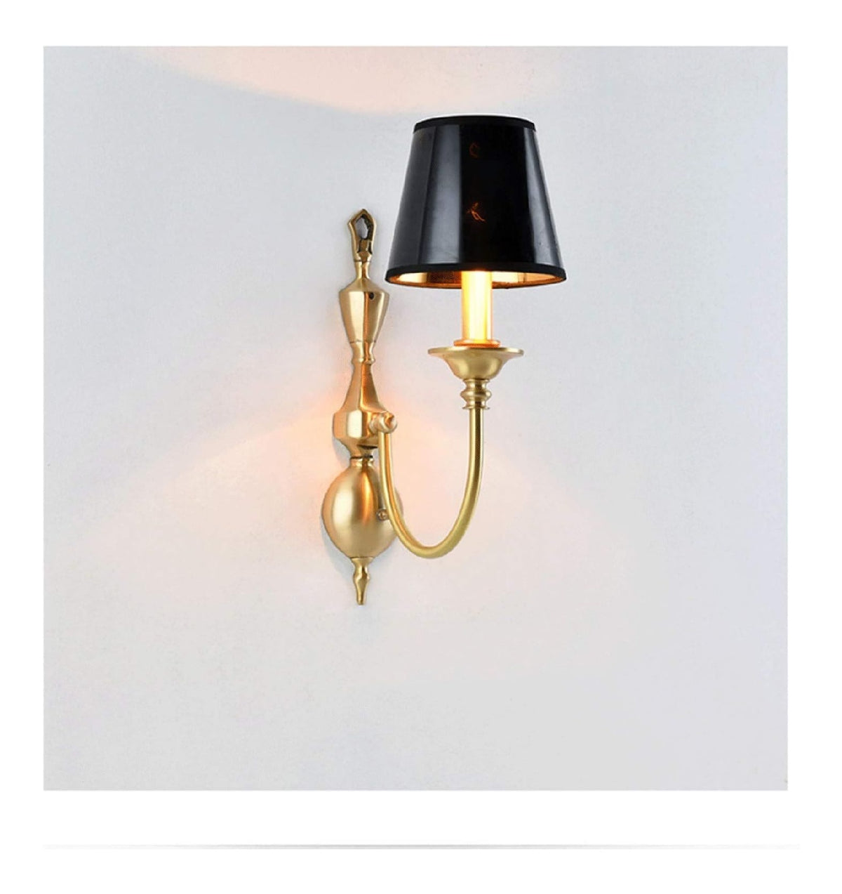 Applique da parete linea minimalista 3 cm rame
