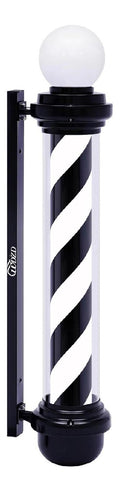 Illuminazione a parete Nero Bianco Palo Barbiere Barber nero