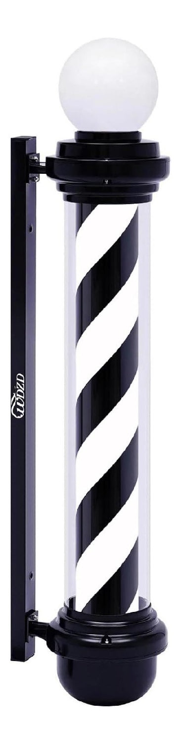 Illuminazione a parete Nero Bianco Palo Barbiere Barber nero