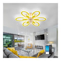 Ventilatore da soffitto con luce dimmerabile con telecomando oro