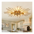 Plafoniera da soffitto 7 cm dimmerabile ottone
