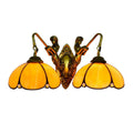 Applique da parete 46 cm con diffusore in vetro rame