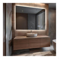 FORAM Specchio LED, Illuminazione LED integrato oro