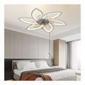 Ventilatore da soffitto con luce dimmerabile regolabile bianco regolabile 78 cm