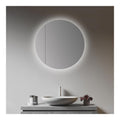 Talos Picasso Style Armadietto specchio in alluminio LED integrato bianco