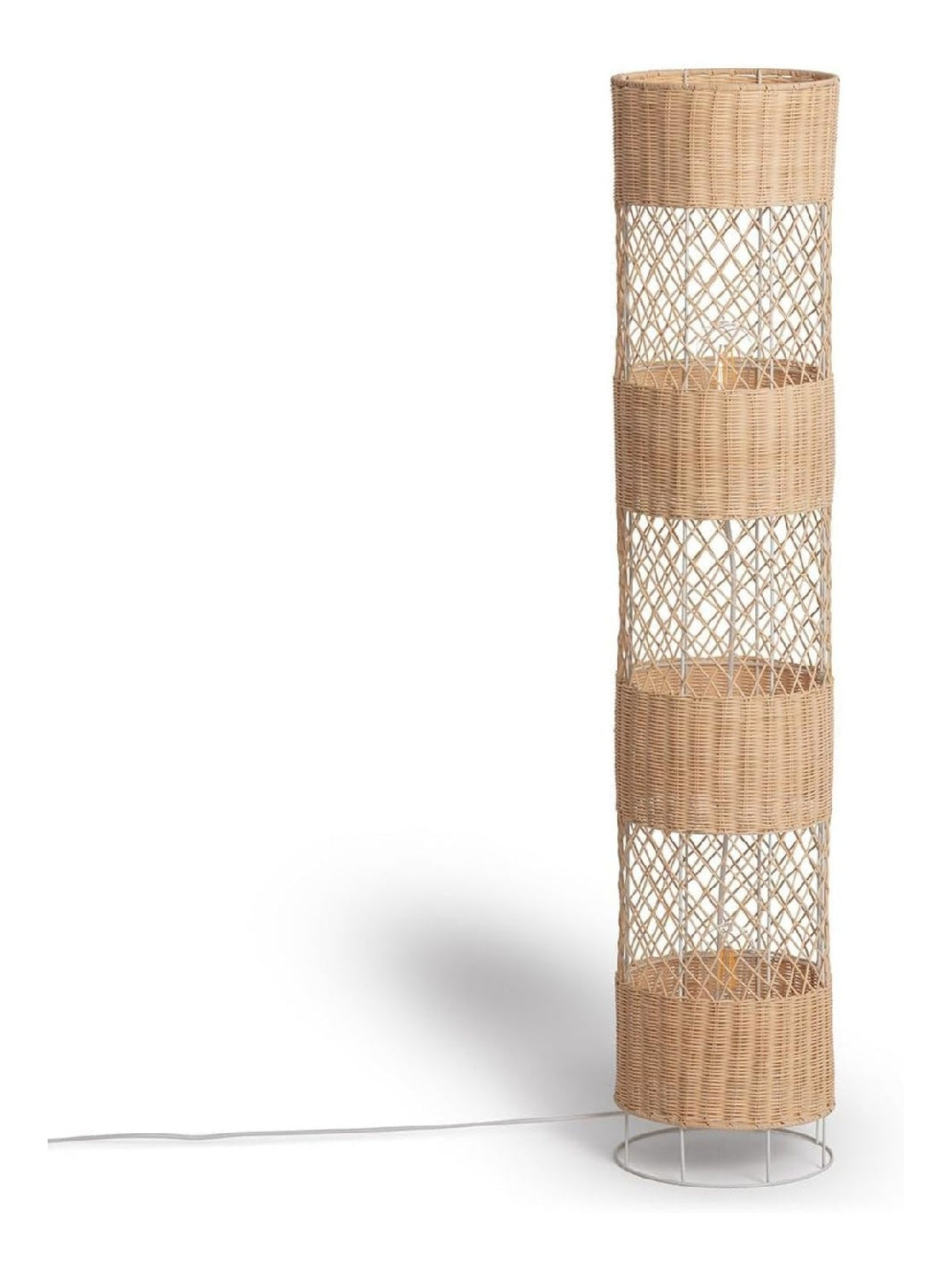 Led integrato lampada da terra oro