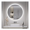 bagno Specchio bagno illuminazione, rotondo, dimmerabile regolabile oro
