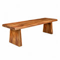 Panca in Legno Massello di Acacia 200x40x45 cm