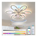 Ventilatore da soffitto con luce 65 cm dimmerabile nero