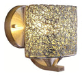 Applique da parete in alluminio argento