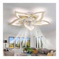 Ventilatore da soffitto con luce 69 cm dimmerabile oro