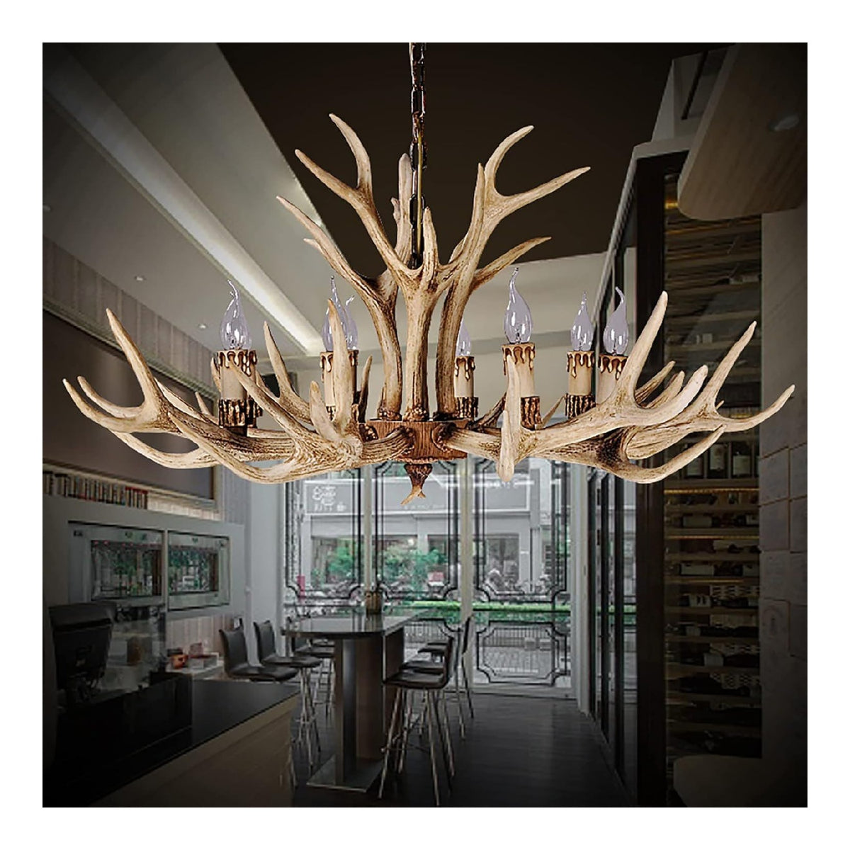 Plafoniera da soffitto 98 cm regolabile nero