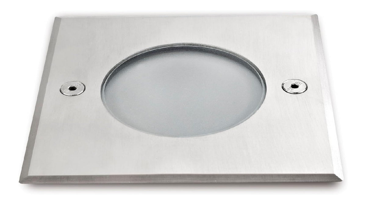 Incasso pavimento ELIO, esterno illumina in alluminio LED integrato nero
