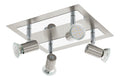 Plafoniera da soffitto dimmerabile regolabile cromo