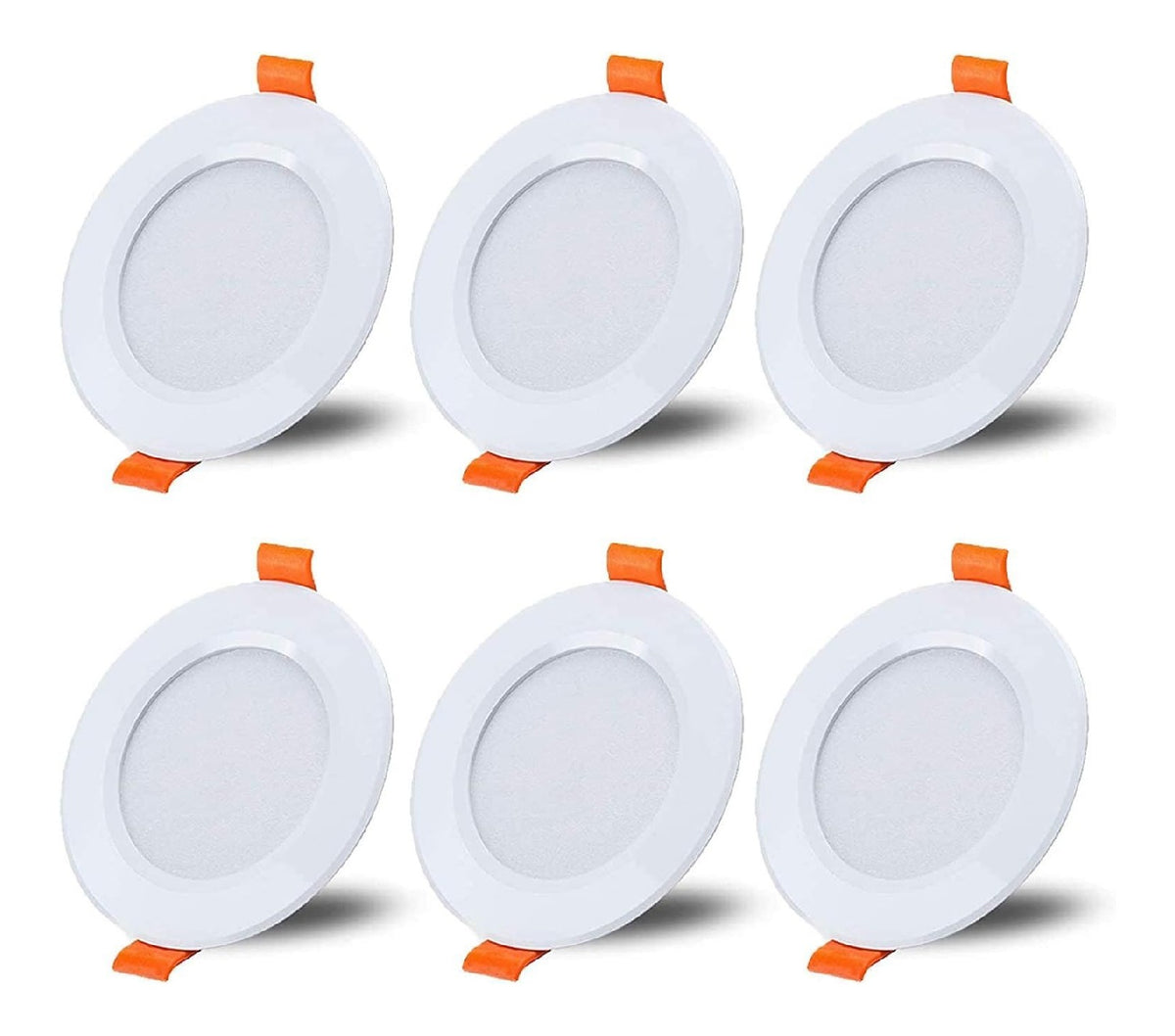 Faretto orientabile dimmerabile 6 luci bianco