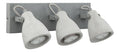 Applique da parete regolabile struttura in metallo grigio